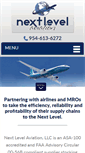 Mobile Screenshot of nextlevelaviation.net