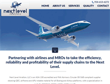 Tablet Screenshot of nextlevelaviation.net